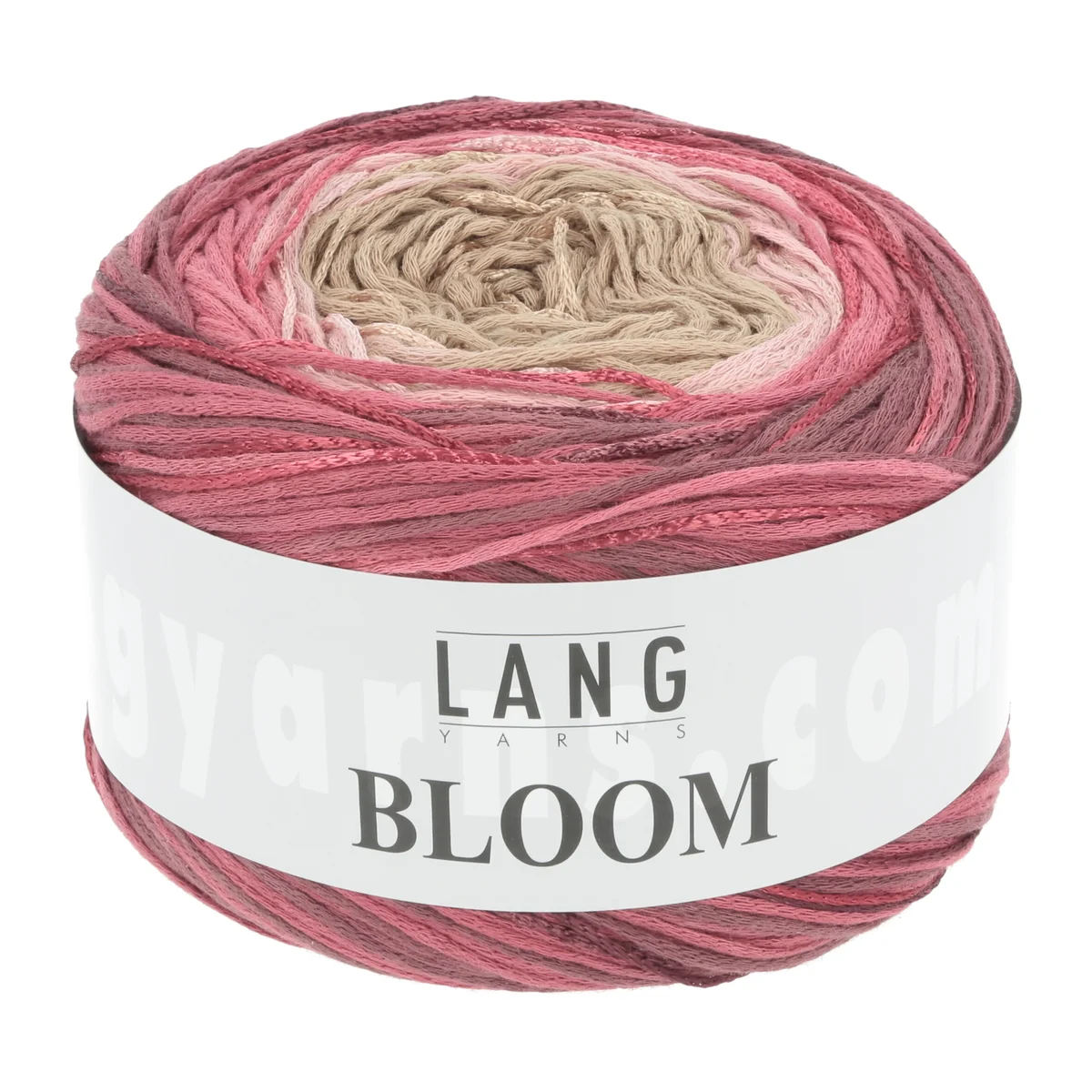 Lang Yarns BLOOM - ERDBEERE/CAMEL 150g