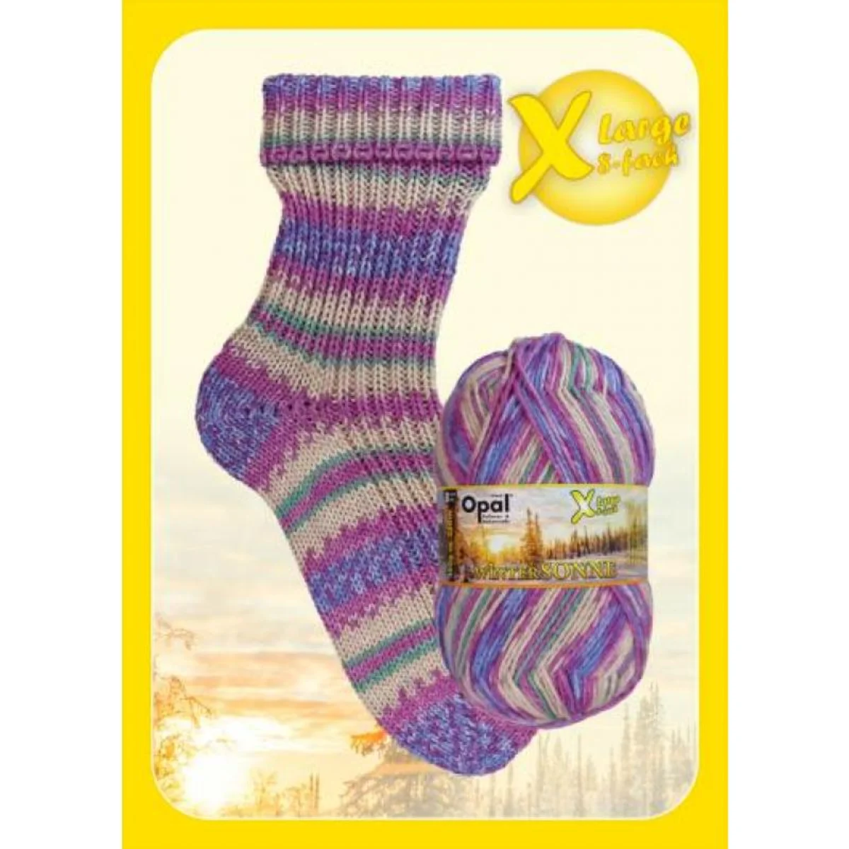 Opal Wintersonne 8ply 150g Winterduft