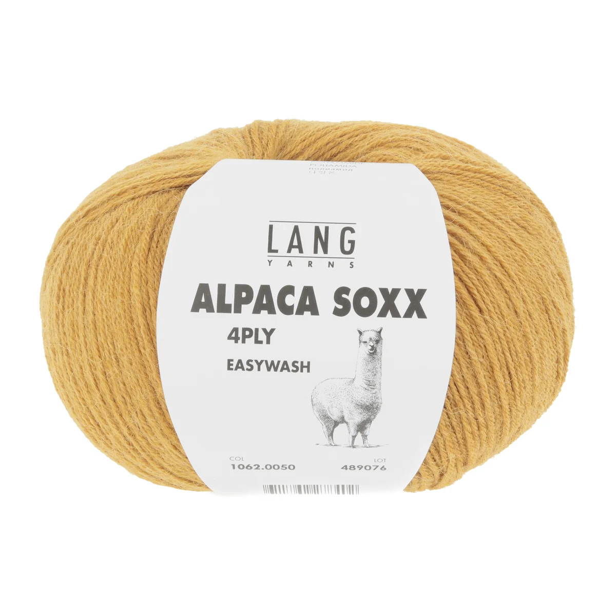 Lang Yarns ALPACA SOXX 4-FACH OCKER 100g