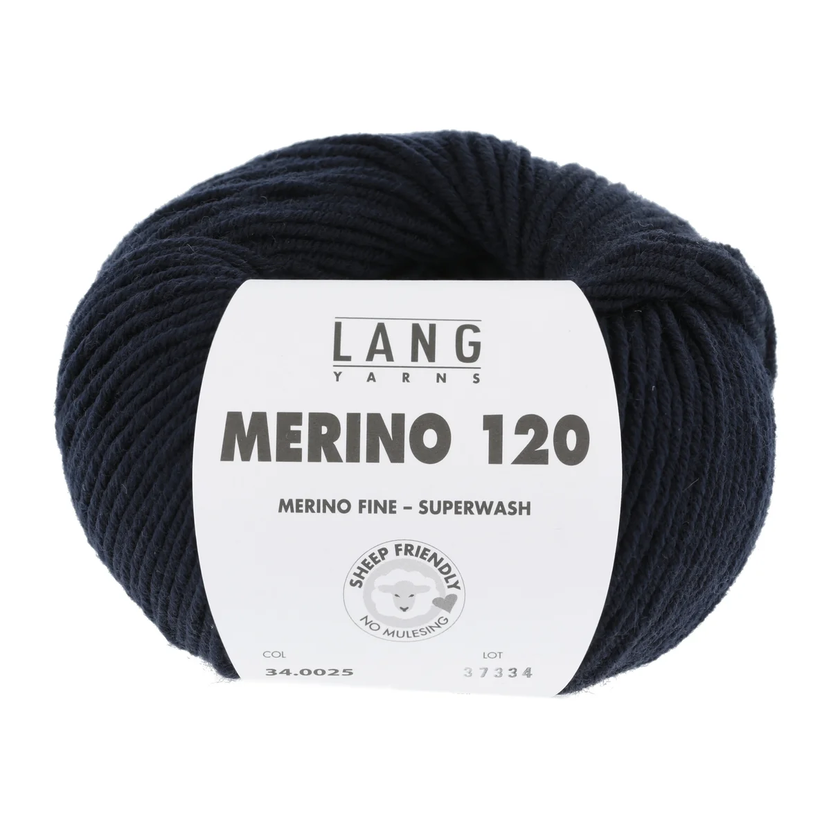 Lang Yarns MERINO 120 - NACHTBLAU 50g