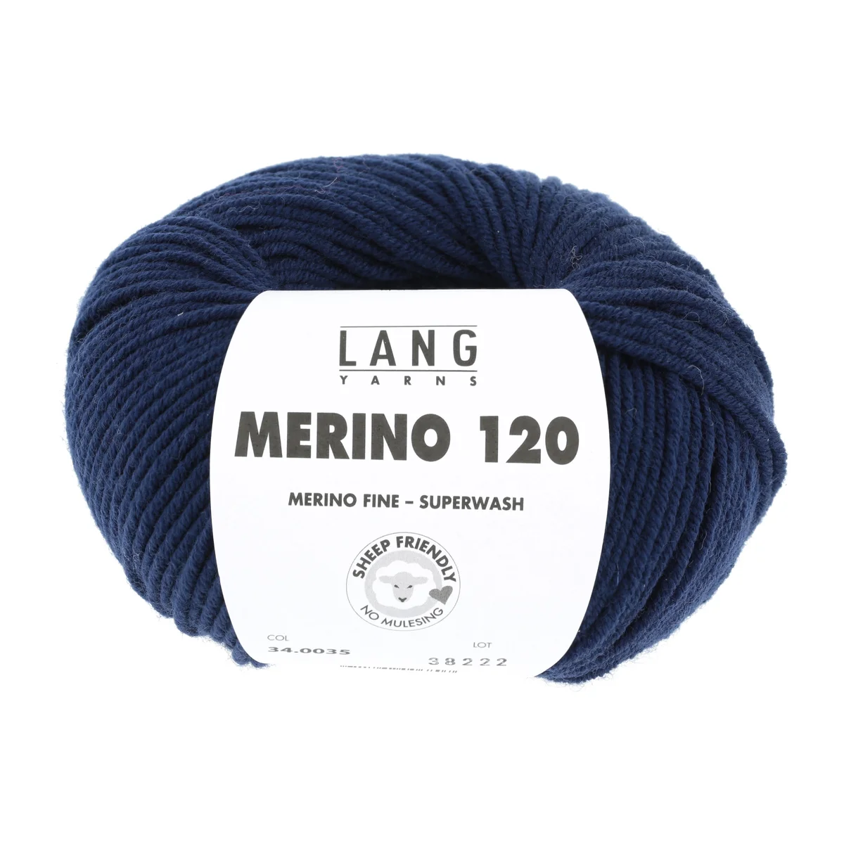 Lang Yarns MERINO 120 - NAVY 50g