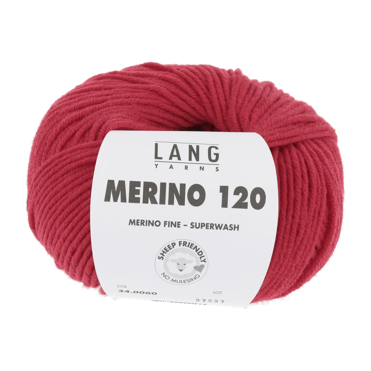 Lang Yarns MERINO 120 - ROT 50g