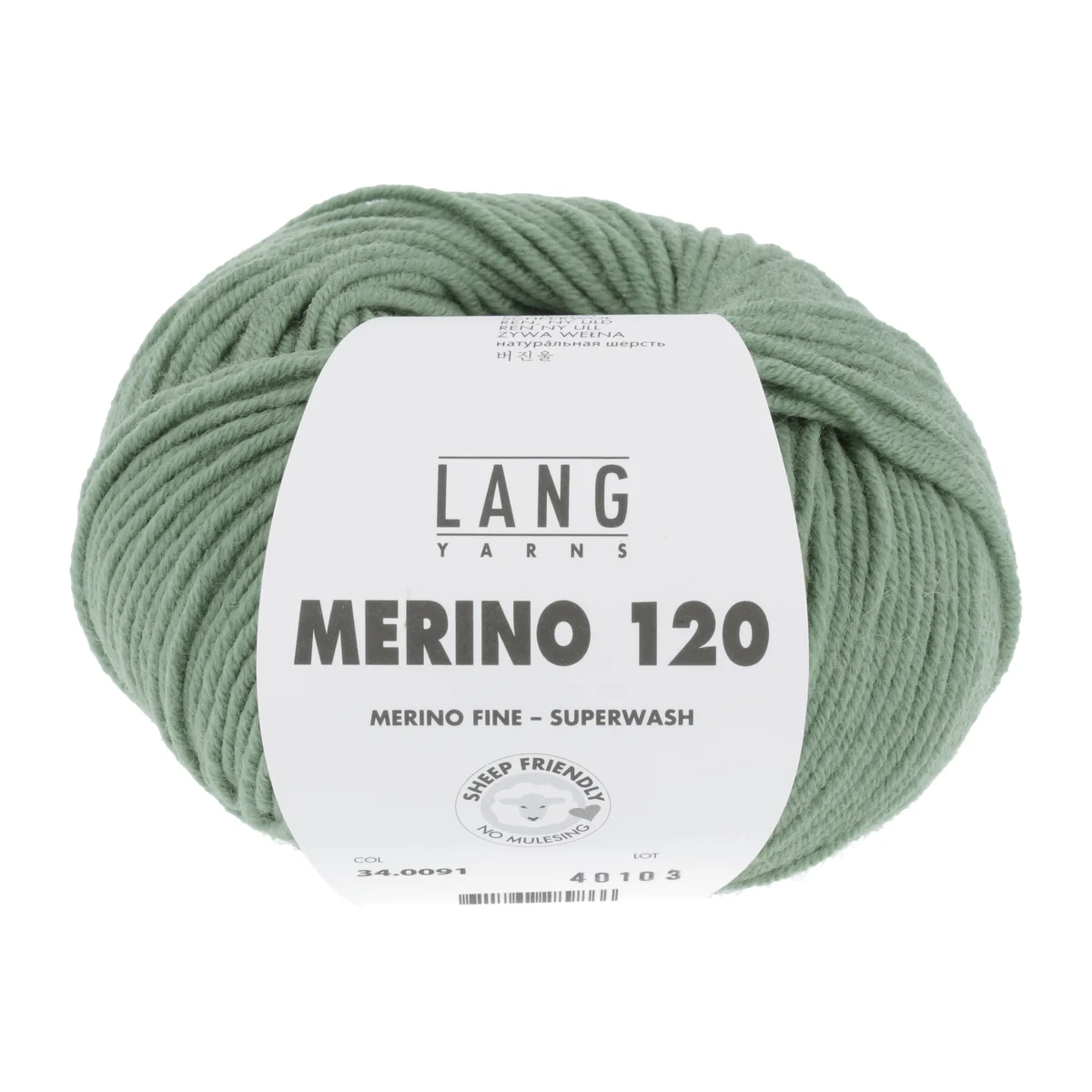 Lang Yarns MERINO 120 Salbei 50g