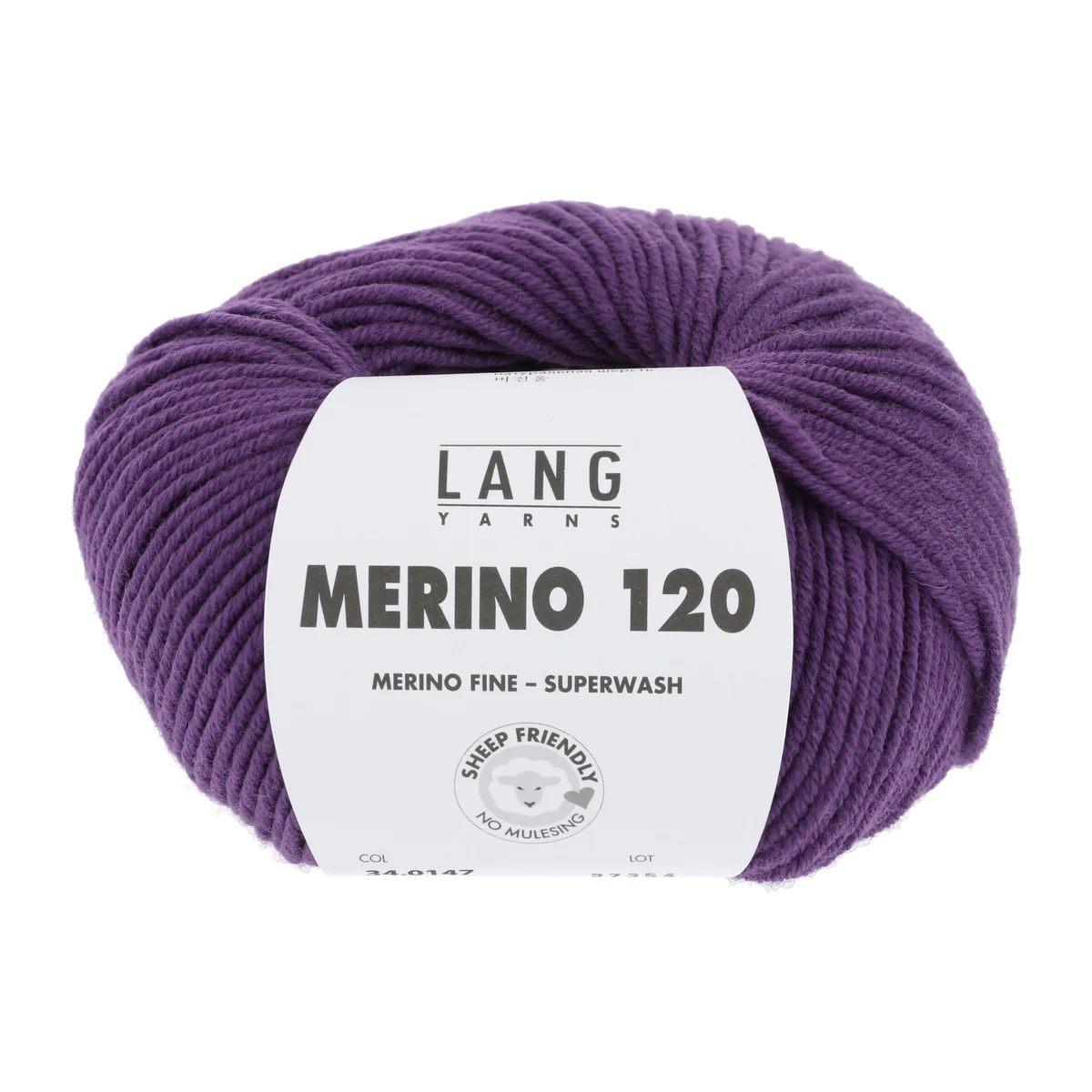 Lang Yarns MERINO 120 LILA 50g