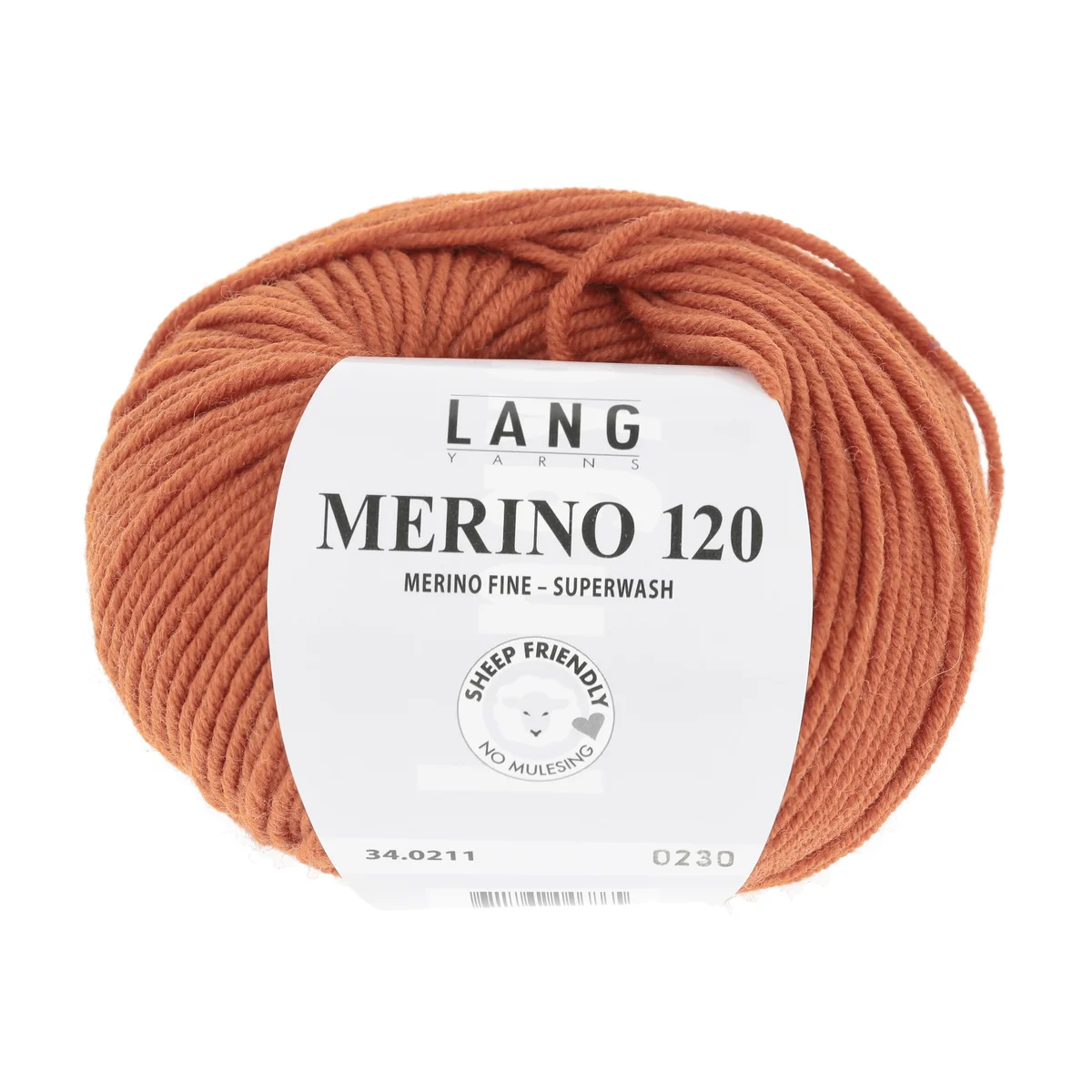 Lang Yarns MERINO 120 - ZIEGEL 50g