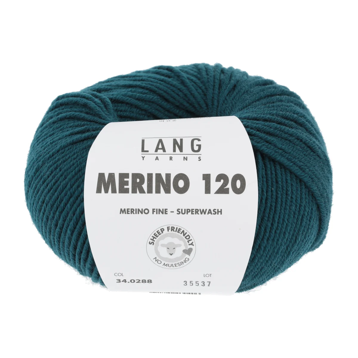 Lang Yarns MERINO 120 - PETROL 50g