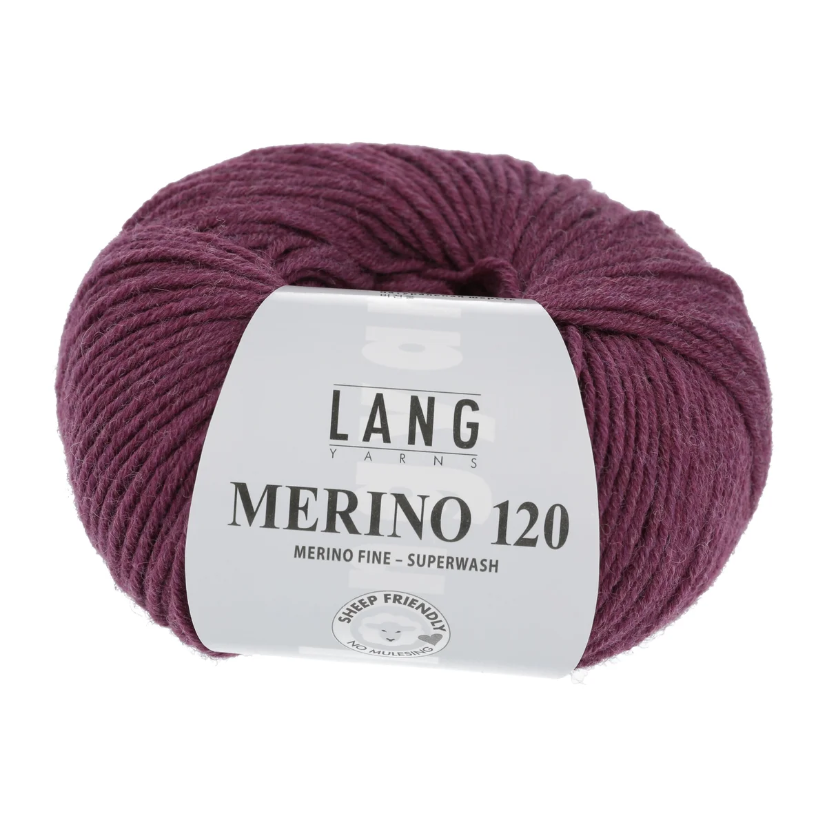 Lang Yarns MERINO 120 50g ZYKLAME MÉLANGE