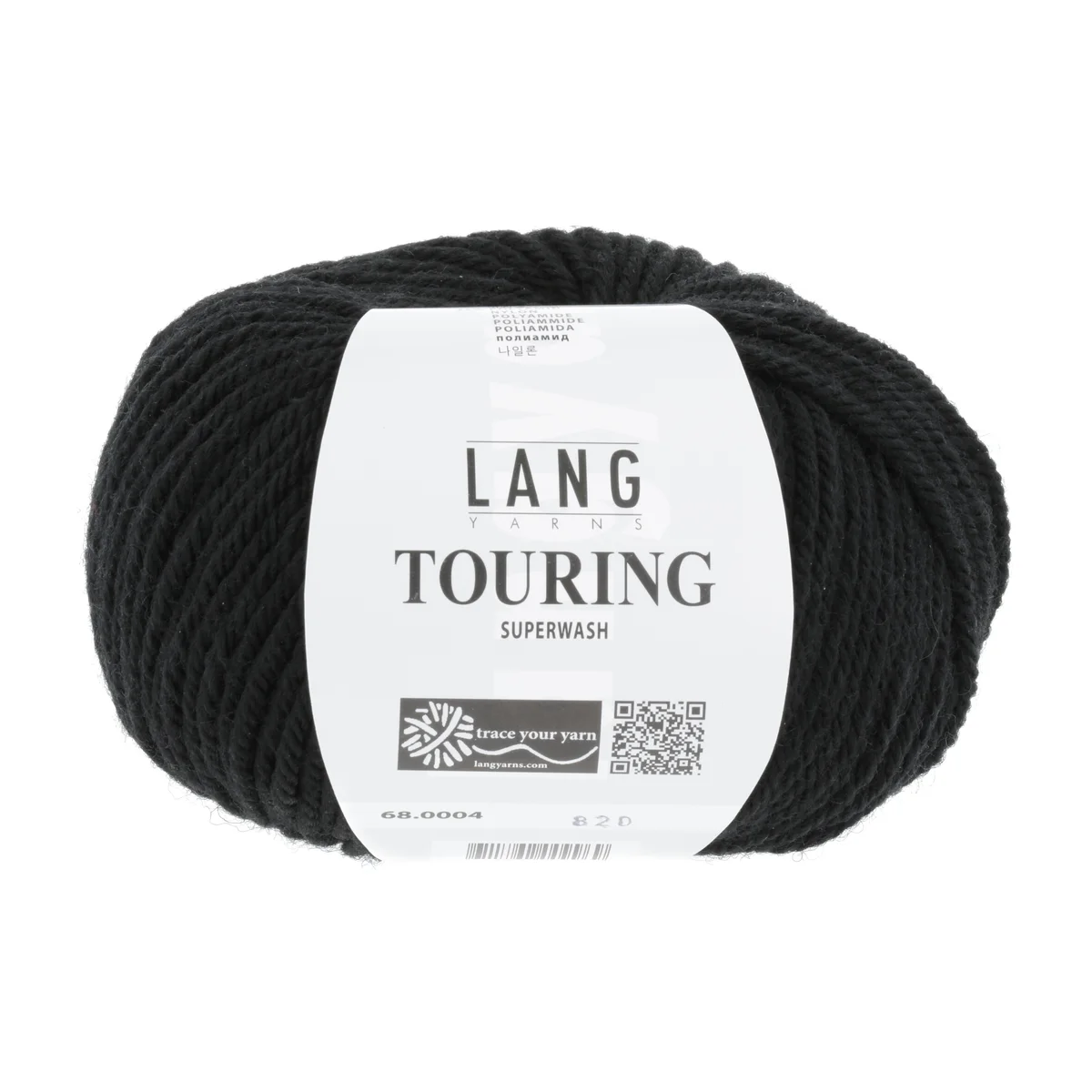 Lang Yarns TOURING - SCHWARZ 50g