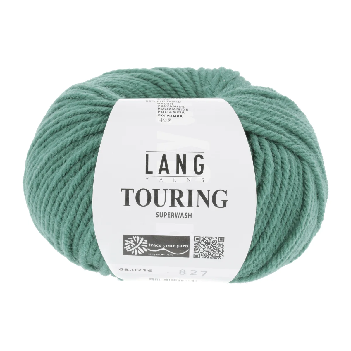 Lang Yarns TOURING MITTELGRÜN 50g