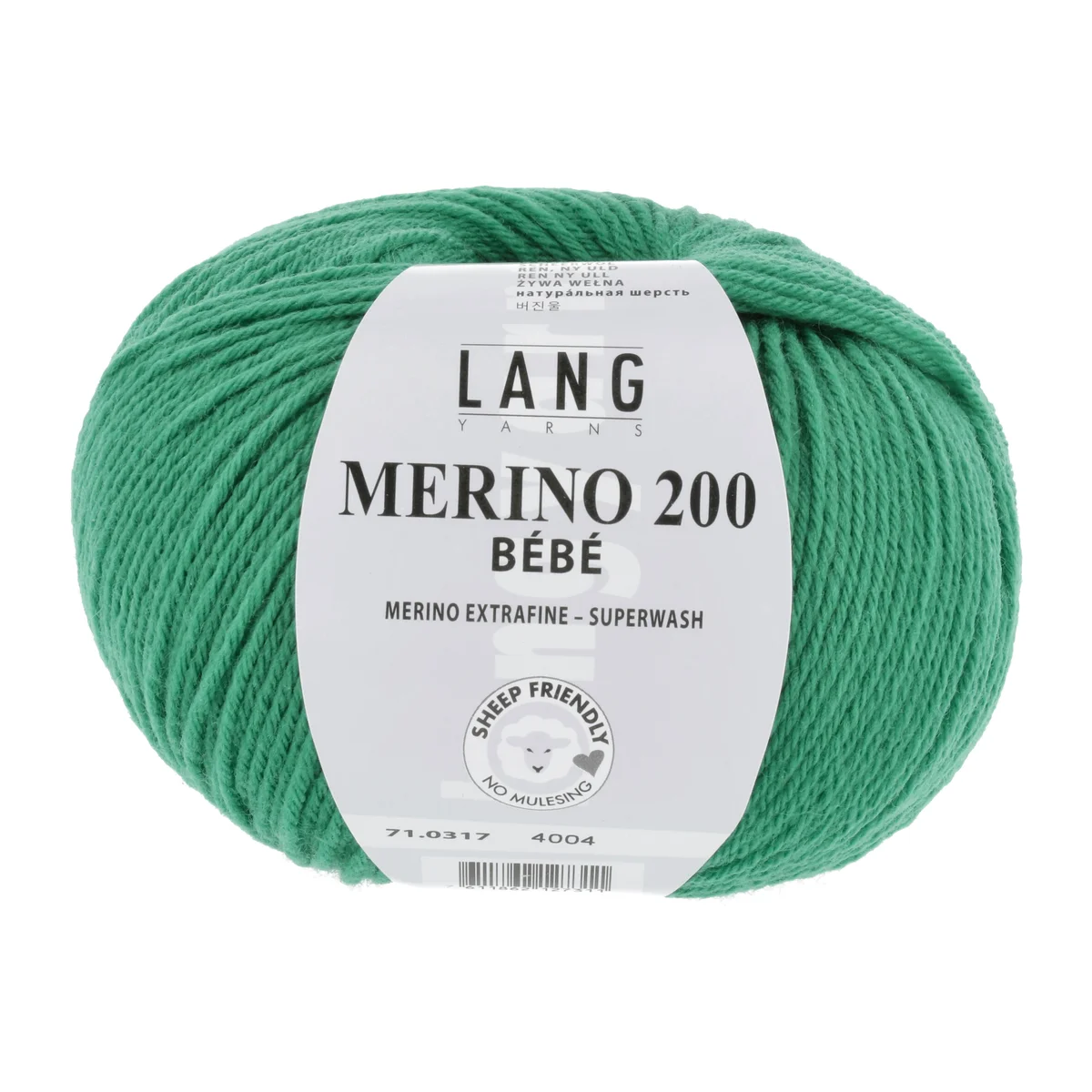 Lang Yarns MERINO 200 BEBE GRÜN 50g 