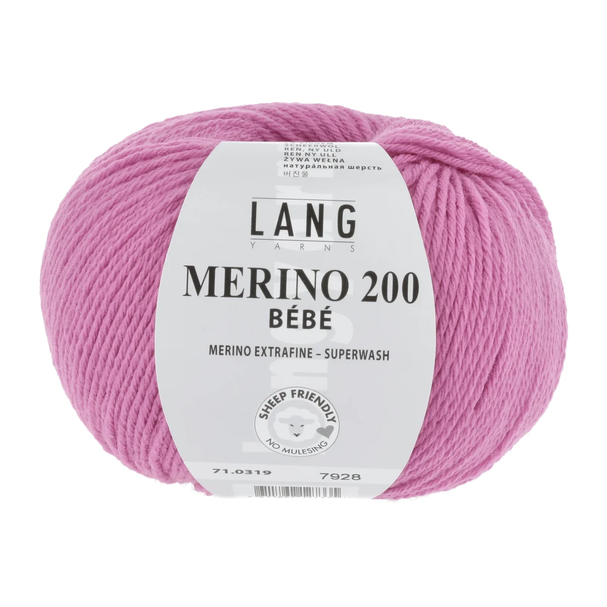 Lang Yarns MERINO 200 BEBE 50g PINK