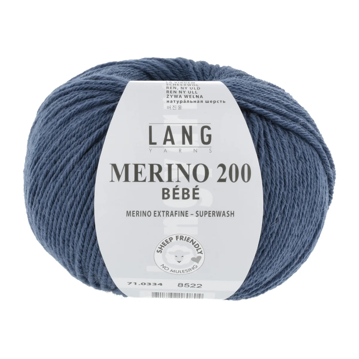 Lang Yarns MERINO 200 BEBE - JEANS DUNKEL 50g