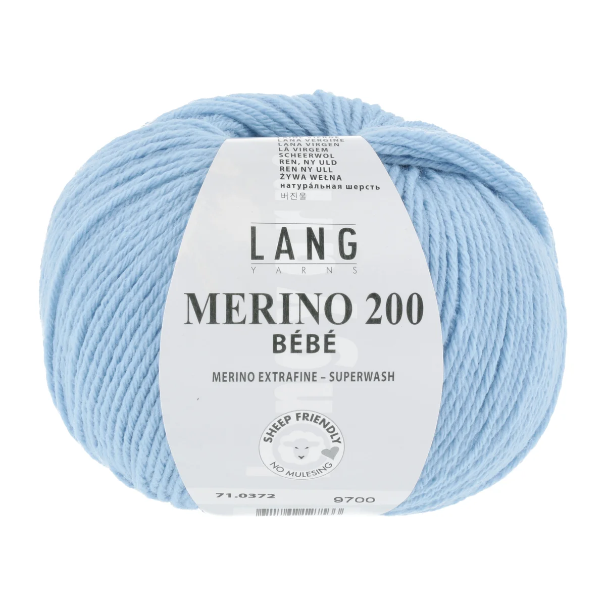 Lang Yarns MERINO 200 BEBE - HELLBLAU 50g