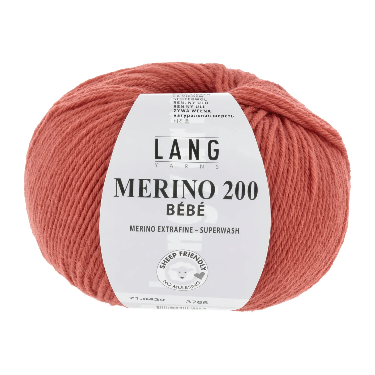 Lang Yarns MERINO 200 BEBE - MELONE 50g