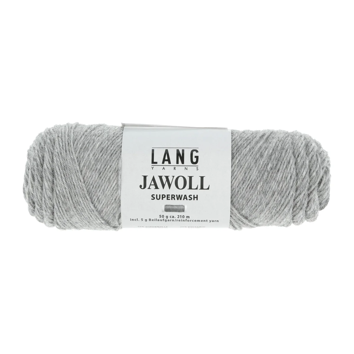 Lang Yarns JAWOLL - GRAU MÉLANGE 50g
