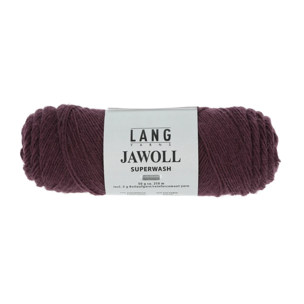 Lang Yarns JAWOLL AUBERGINE DUNKEL 50g