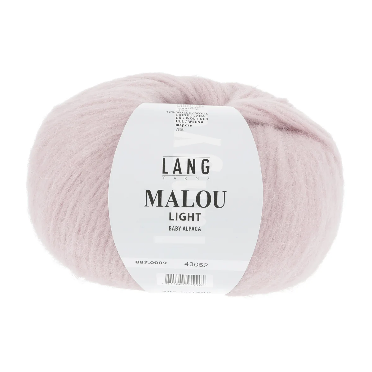 Lang Yarns MALOU LIGHT ROSA HELL 50g