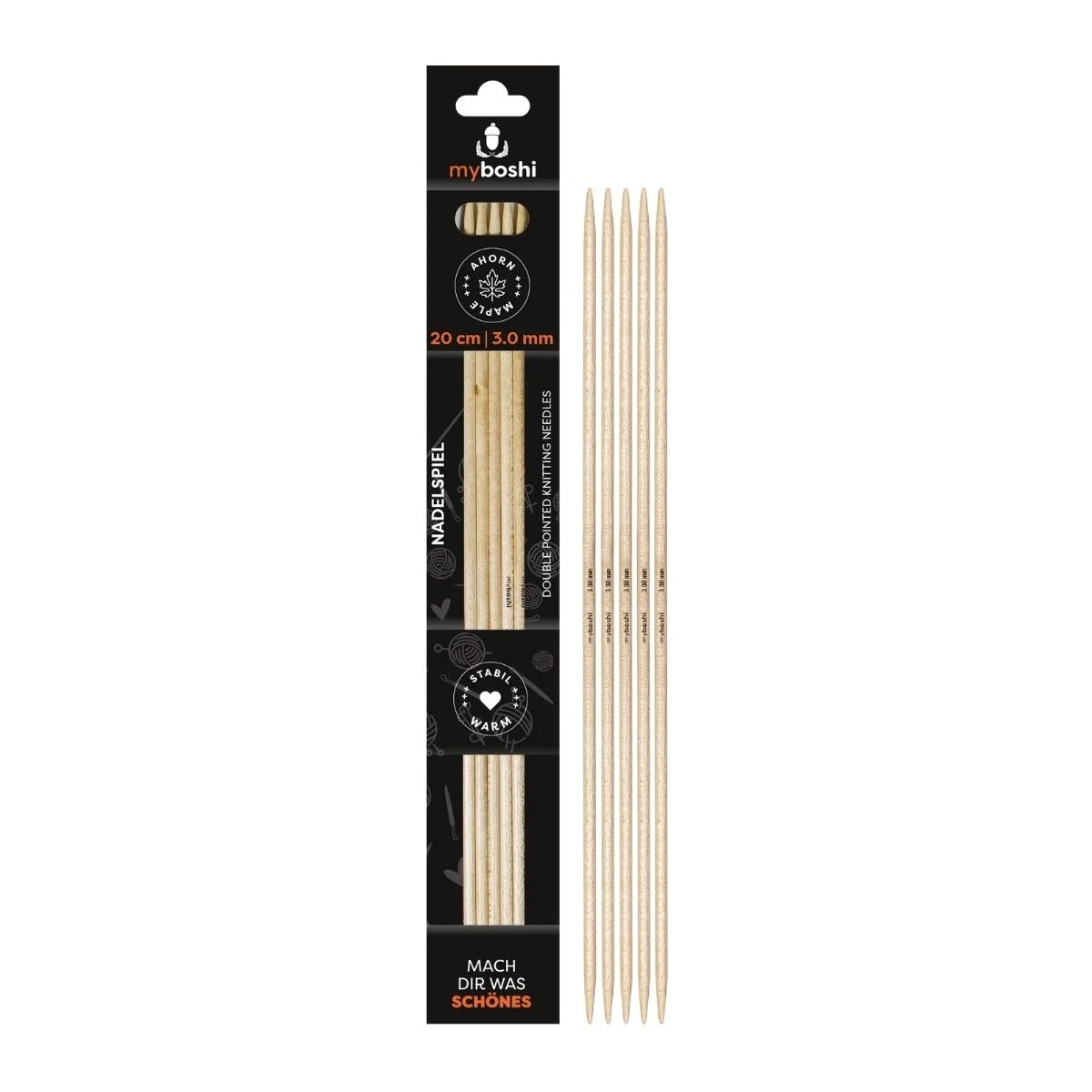 myboshi Nadelspiel 20cm/ 3mm - 10g