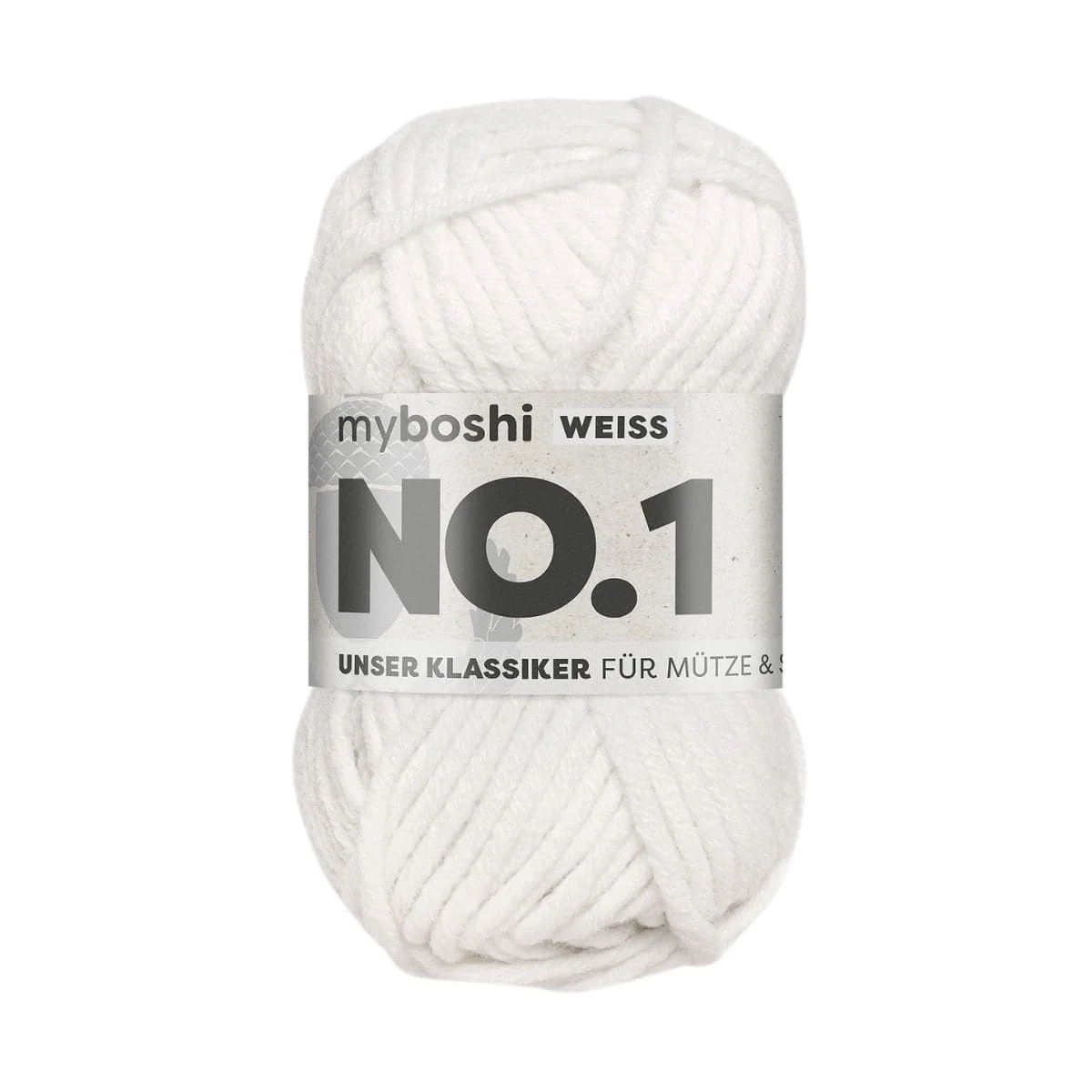 myboshi  Wolle No.1 weiß  - 50g
