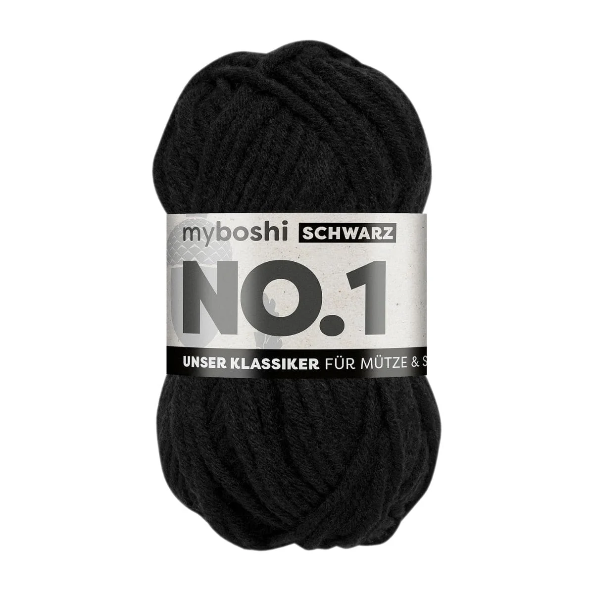 myboshi  Wolle No.1 schwarz  - 50g