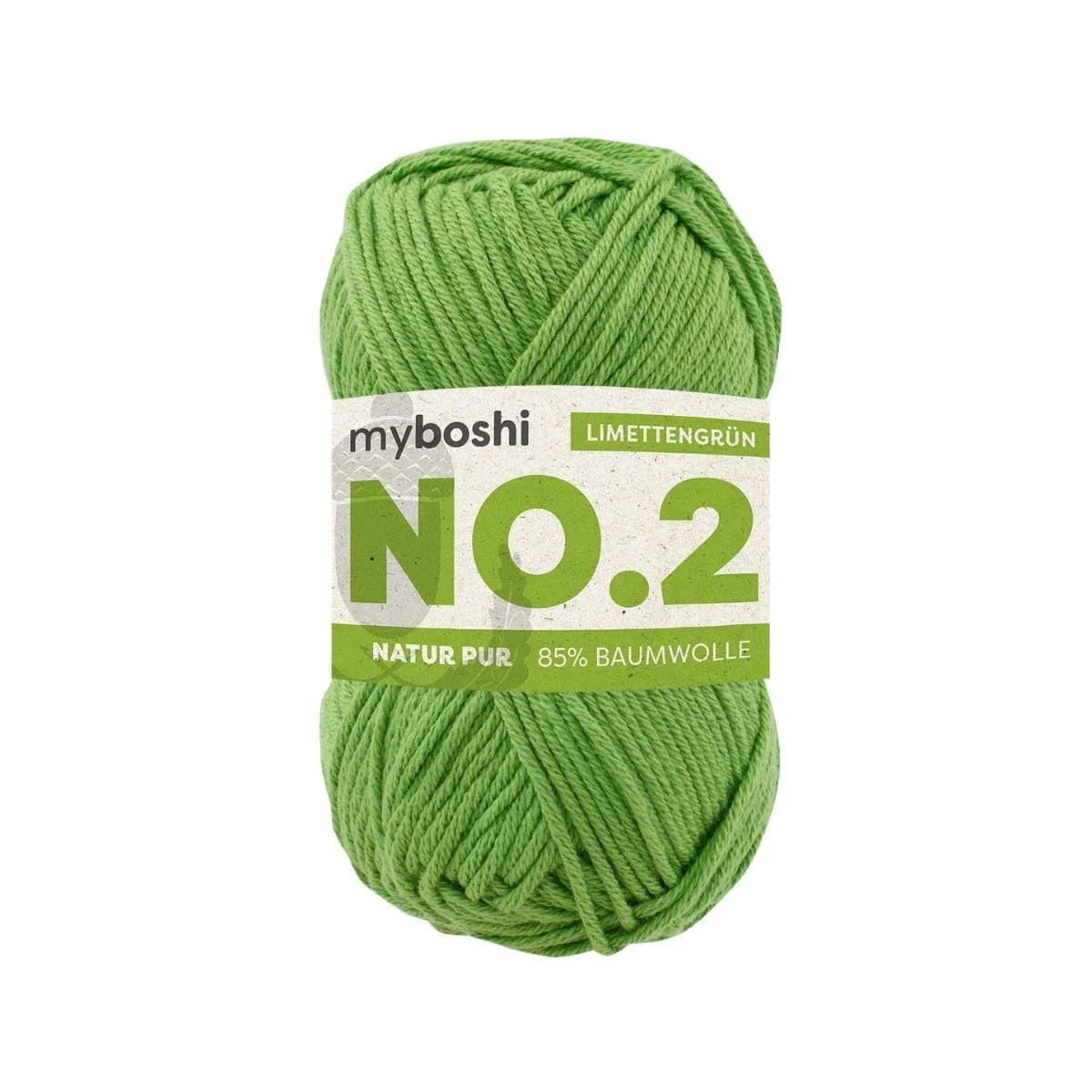 myboshi  Wolle No.2 limettengrün  - 50g