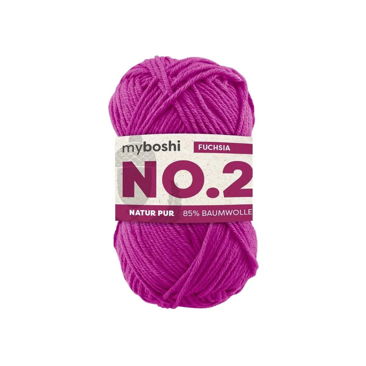 myboshi  Wolle No.2 fuchsia  - 50g