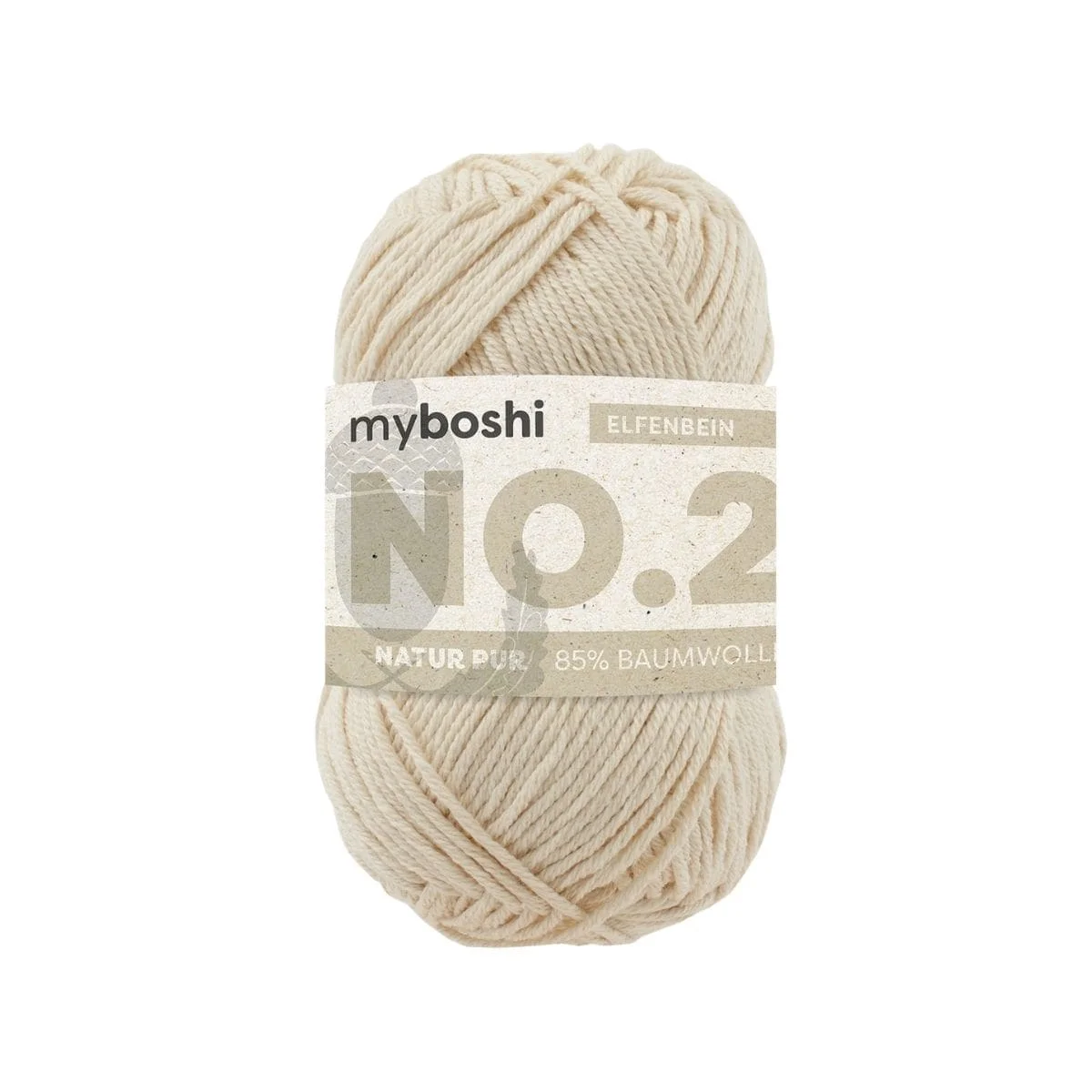 myboshi  Wolle No.2 elfenbein  - 50g