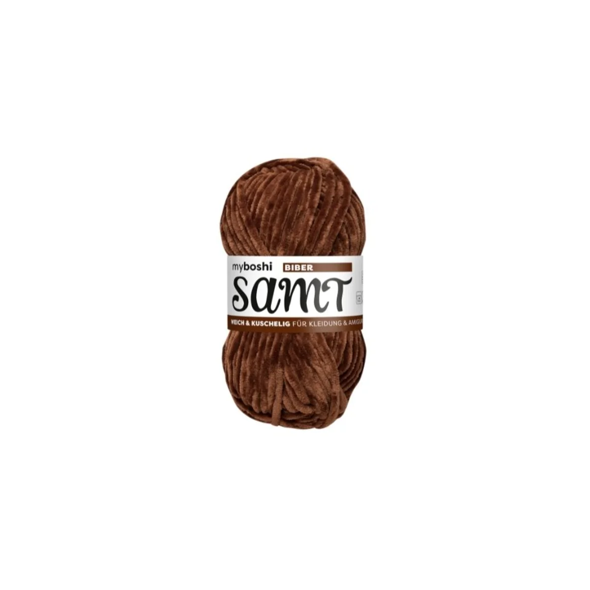 myboshi  Wolle samt-Eisbär  - 100g