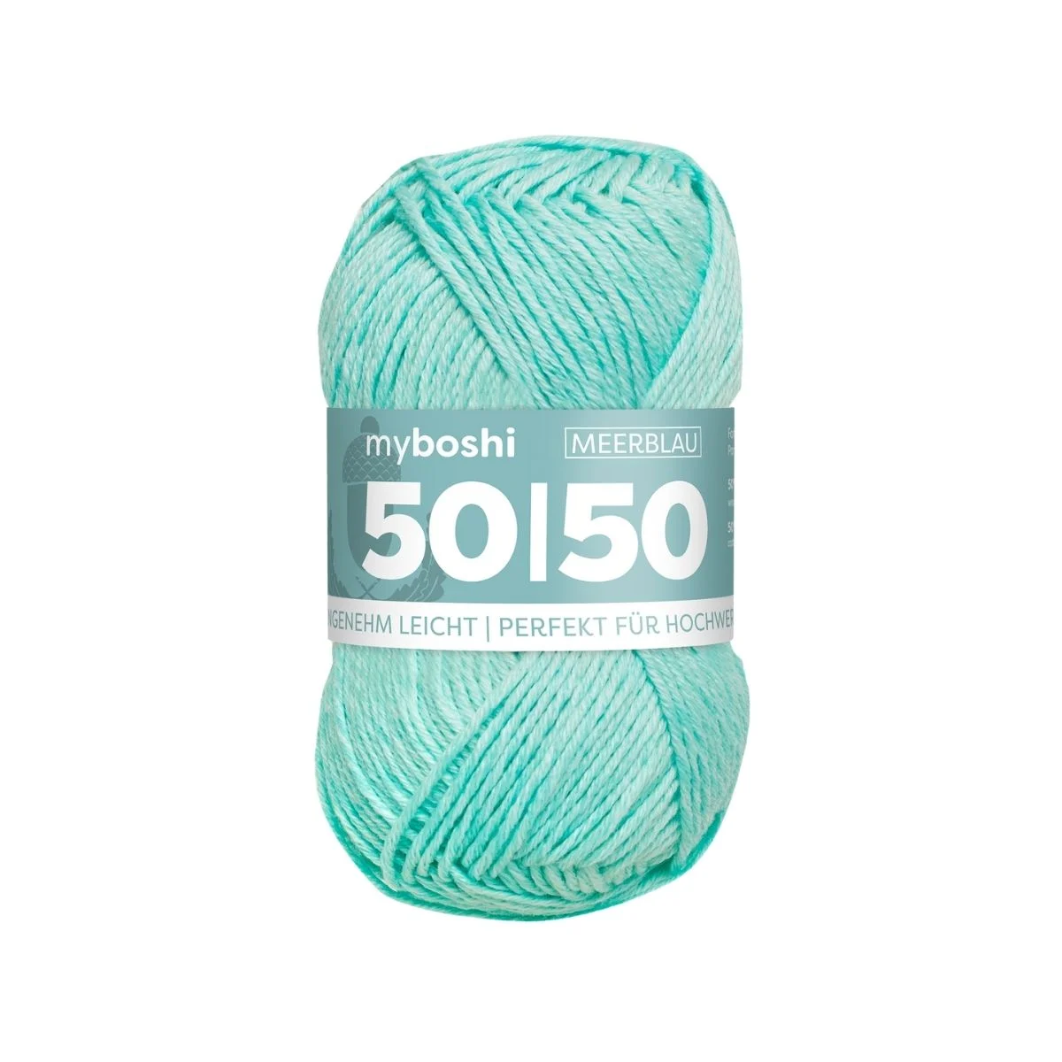 myboshi  Wolle 50/50 meerblau  - 50g