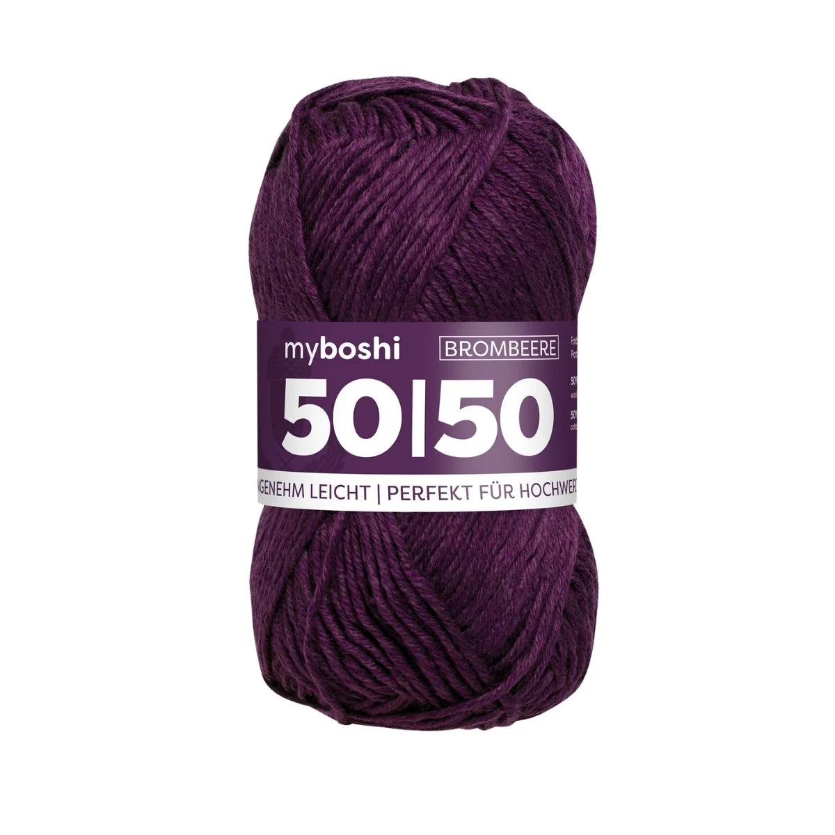 myboshi  Wolle 50/50 brombeere  - 50g